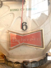 Budweiser Vintage Clock Light Project-not Working rust-king Of Beers-oval Cover