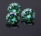3 00 Ct Certified With Vvs1 Green Color Lab Grown Diamond Round Brilliant Cut