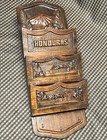 20  Vintage Handmade Wood Honduras Key Mail Letter Holder Wall Hanging Organizer