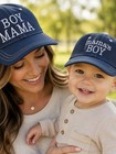 Nwt Baby Essentials Mom   Me Matching Hats   Boy Mama   Mama s Boy Baseball Caps