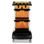 Rubbermaid Commercial 9t7200bk High Cleaning Cart - Blk New