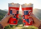Lot Of 5 Coca-cola America 250 Plastic Souvenir Cups 2026 Usa