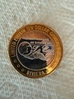 Riviera Casino Las Vegas   10 Limited Edition  999 Fine Silver Gaming Token chip
