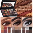 Matte Eyeshadow Palette Pro 18 Colors Pigmented Shimmer Glitter Eye Shadow Free