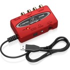 Usb Audio Interface Vinyl Recording Bundle Behringer Ufo202-bk Black