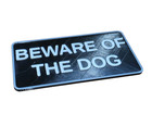 Beware Of The Dog 3d Sign Outdoor Petg Adhesive Waterproof Plaque 150x75mm