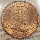 1902 Canada Large Cent Ms65 Red Iccs First-year Type