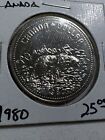 1980 Canada 1 Silver Dollar Coin Northern Lights