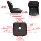 Pair Black Seats For John Deere Gator 4x2 Hpx 4x4 Hpx And 4x4 Trail Hpx Series