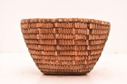 Antique Native Coast Salish Thompson River Hand Woven Basket Native American Vtg