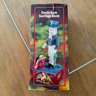 Vintage Repro Uncle Sam Mechanical Bank Cast Iron Drop Coin 1994 W Box Patriotic