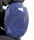 Natural Certified 200ct Royal Blue African Sapphire Oval Cut Loose Gemstone 25s