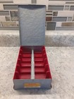 Vintage Kodaslide Compartment File Eastman Kodak Company Gray Metal Red Plastic