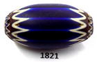 Super Awesome Venetian Antique Chevron Trade Bead African 1821 Bg 89  Italian