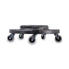 Boardwalk Dolly 18 25 In  300 Lbs  Cap  Refuse Container Utility Dolly - Gy New