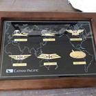 Cathay Pacific Badge Collection Since 1946 Flight Attendant Pins  Case   Booklet