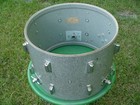 1968 Rogers Vintage Drums 14x20 Dayton 10351 Silver Sparkle Bass Drum Project