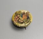 Rare 1901 Judaica Jewish Pinback Button  moses Found By Pharaoh s Daughter 