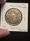 1940 Canada 50 Cents Canada Half Dollar Silver Circulated    jun160    Canadian