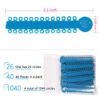 45 Color Dental Elastic Ligature Ties Rubber Power Bands For Orthodontic Braces