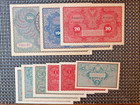 Set Of 9 Poland Banknote 1 2 1 5 10 20 100 500 Marek Polskich 1919-1920 Xf unc