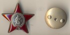 Soviet Russian Medal Order Banner Badge  The Red Star Military Ussr     1944a 