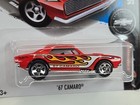2017 Hot Wheels  313 Camaro Fifty 5 5  67 Camaro Red W 5 Spoke Wheels Hc14