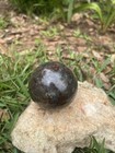 Polished Garnet Spessartine Healing Sphere Mineral Display 