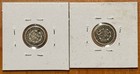 Lot Of 2 Holed Seated Liberty Half Dimes 1853   1866 D Arrows Collection Of 2
