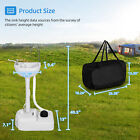 Rolling Portable Sink Camping Hand Washing Statiwith 4 5 Gal Wash Basin Stand