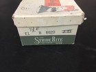Vintage Stride Rite Shoe Co  Box With Baby Shoes Size 4 1 2 E