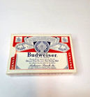 Vtg Budweiser Beer Playing Cards Deck United States Card Co Sealed New