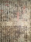 Rare 1661 Rural Sermons Original 15th Century Medieval Manuscript Vellum Binding