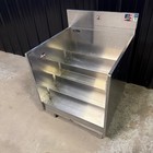 Perlick Ts24ls Liquor Bottle Display Cabinet - Behind Bar Storage Step W  Covers