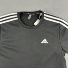 Adidas Sweatshirt Mens Small Crew Neck 3 Stripes Fleece Pullover Primegreen Nwt