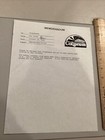 1993 Richfield Coliseum Stagehands Concert Memorandum Employee Letter