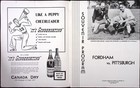 1937 Fordham V Pittsburgh College Football Polo Grounds Souvenir Program