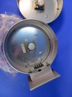 National Time Analog Double-sided Wall Clock Silver Surface 12  Sm 90day Warran
