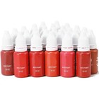 Tattoo Pigment Ink Set 26 Colors 15ml Permanent Makeup Eyebrow Lip Microblading