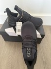 New Adidas Men   s Size 5 Lite Racer Adapt 7 0 Triple Black Shoes