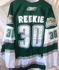 06-07 Everett Silvertips David Reekie Game Used Worn Signed Hockey Jersey