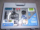Amscope 52pc 120x-1200x Kids Starter Compound Microscope Portable Science Kit 