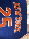 Adidas New York Knicks Rose  25 Blue orange white Nba Basketball Jersey Xl
