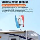 3000w Wind Turbine Generator Mppt 12v 24v Hybrid Controller Windmill Kit