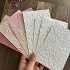 3d Cherry Blossom Rose Plastic Embossing Folders For Card Making embossing 02