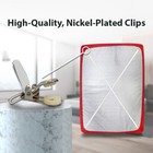 New Metal Holder Insert Pacifier Polished Nickel Suspender Clips Mitten 1 