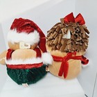 2002 Dan Dee Collectors Choice Gingerbread Boy   Girl 18  Christmas Plush Set 2