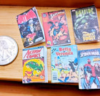 Miniland Creations Comic Book Set Of 14 Dollhouse Miniature 1 12 Scale