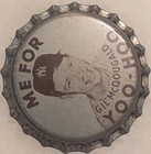 Vintage Yoo-hoo Gil Mcdougald New York Yankees Cork-lined Bottle Cap Crown