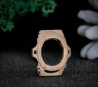 Rose Gold Baby-g Watch Bezel Vvs Moissanite 925 Sterling Silver Iced Out Case